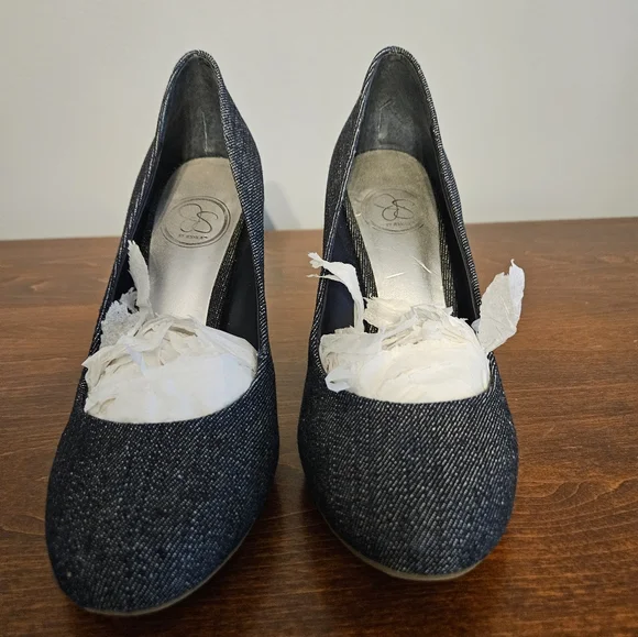 Jessica Simpson denim pumps Oscar - Picture 2 of 9
